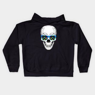 Skull Glasses Skeleton Kids Hoodie